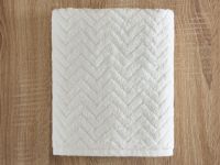 Полотенце махровое Зигзаг/Zigzag, экрю