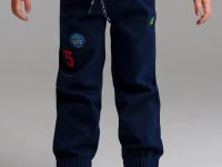Брюки текстильные утепленные флисом для мальчиков