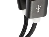 Nylon USB to Apple Lightning 1m 2A Black