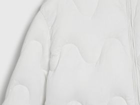 Короткая утеплённая куртка, Бежевый