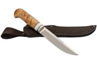 Нож Финский 4, сталь D2, карельская береза, кориан