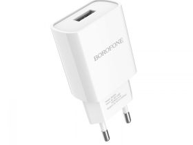 Сетевое зарядное устройство Borofone (A20A) 5W/2.1A USB (белый)