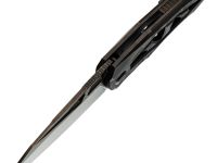 Складной нож TUOTOWN ONYX, стальTmax, рукоять Titanium black / carbon fiber