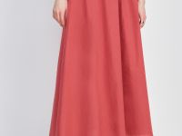 Юбка изо льна и хлопка