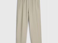 Широкие брюки из вискозы, Бежевый