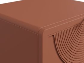 Тумба прикроватная Монсон 1.1-45x42 Терракотовый