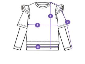 Джемпер трикотажный для девочек