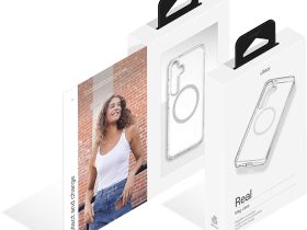 Клип-кейс uBear Real Mag для Samsung Galaxy S25+ Прозрачный
