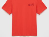 Футболка прямого силуэта с принтом