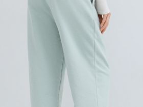 Джоггеры из мягкого трикотажа, Зеленый