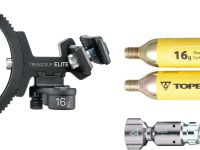 Подседельный держатель фляги и насоса CO2 Topeak TRI-BACKUP ELITE TBU-ELT (черный)