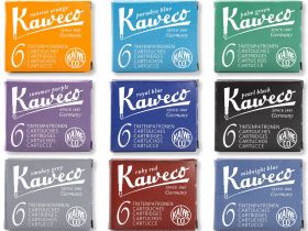 Набор картриджей для перьевых ручек Kaweco 6 шт, Жемчужно-черный