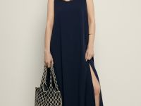 Сарафан свободного силуэта на бретелях