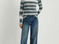 Джемпер прямого кроя с шерстью