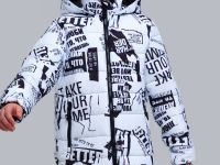 Куртка текстильная с полиуретановым покрытием для девочек