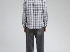 Рубашка из хлопковой фланели в клетку