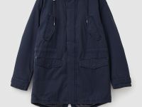 Утепленная парка с капюшоном