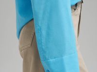 Свободная рубашка изо льна и хлопка