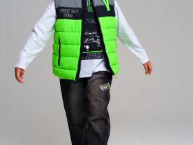 Жилет текстильный с полиуретановым покрытием для мальчиков