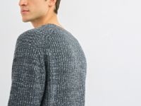 Джемпер из кручёной пряжи, Серый