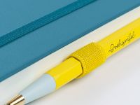 Ручка шариковая Leuchtturm Drehgriffel Nr. 1, черная, чернила в комплекте, королевский синий