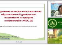 Ежедневное планирование (карта-план) образовательной деятельности и воспитания на прогулке в соответствии с ФГОС ДО