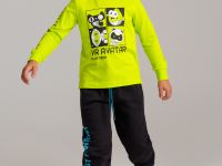 Фуфайка трикотажная для мальчиков (футболка с длинными рукавами)