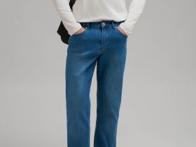 Джинсы прямого кроя