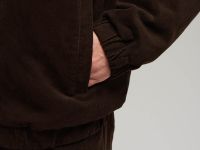 Легкий бомбер из вельвета с искусственным утеплителем