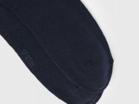 Высокие носки в рубчик, Синий