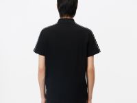 Мужское поло Lacoste с контрастной полосой