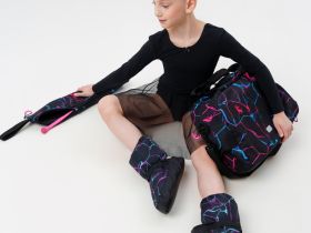 Чехол текстильный для  гимнастических булав для девочек