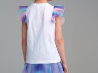 Фуфайка трикотажная для девочек (футболка)