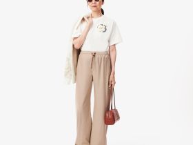 Женские брюки Lacoste из мягкой фланели