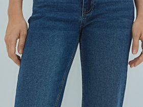 Базовые прямые джинсы, Синий