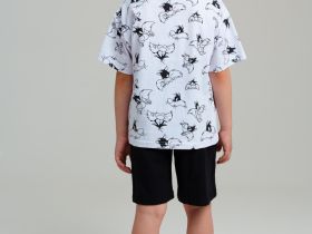 Комплект трикотажный для мальчиков: фуфайка (футболка), шорты