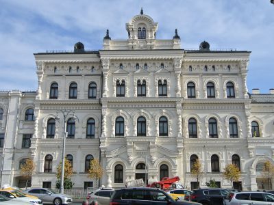 Большая аудитория Политехнического музея, в которой Ленин Владимир Ильич выступал в 1918 г.