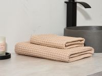 Полотенце вафельное Лорг/Lorgo, песок