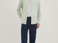 Рубашка из хлопка прямого кроя