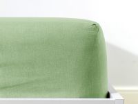 Простыня на резинке Smoke green