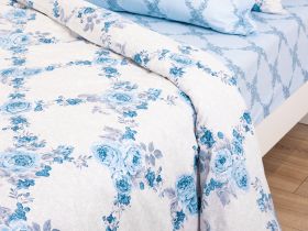 Пододеяльник Romanza, голубой