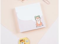Блок для записей на склейке MESHU "Cute dog" 8,5*8,5 см, 100 л