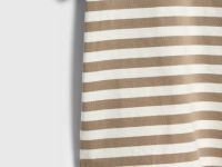 Поло в полоску с вышивкой для мальчиков, Бежевый