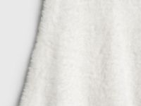 Вязаная юбка с пушистым эффектом для девочек, Бежевый