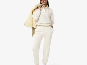 Женские спортивные брюки Lacoste из органического хлопка