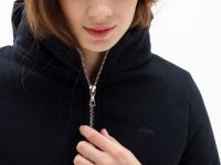 Женское стеганое пальто Lacoste со съемным капюшоном