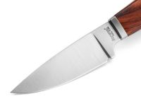 Нож с фиксированным клинком LionSteel Willy, сталь М390, рукоять дерево Santos