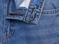 Прямые джинсы для девочек, Синий