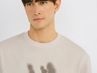 Футболка с принтом, Белый