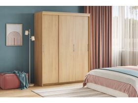 Шкаф-купе Тебар 3-150x200 Дуб Барбера без зеркал